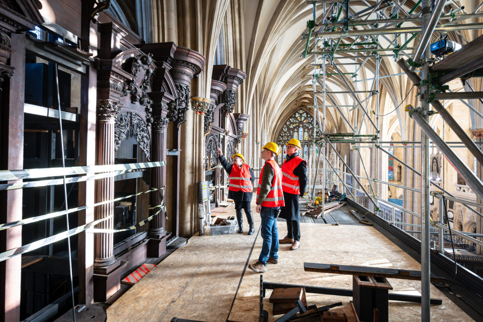 Work begins on our Organ Restoration Project - Bristol Cathedral