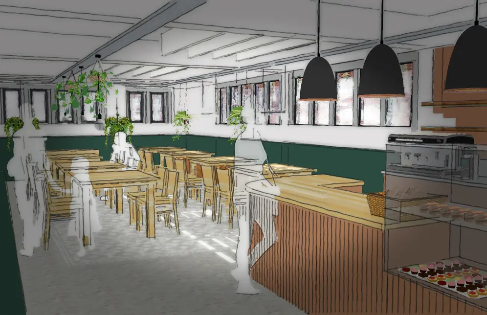2071 Cafe entrance