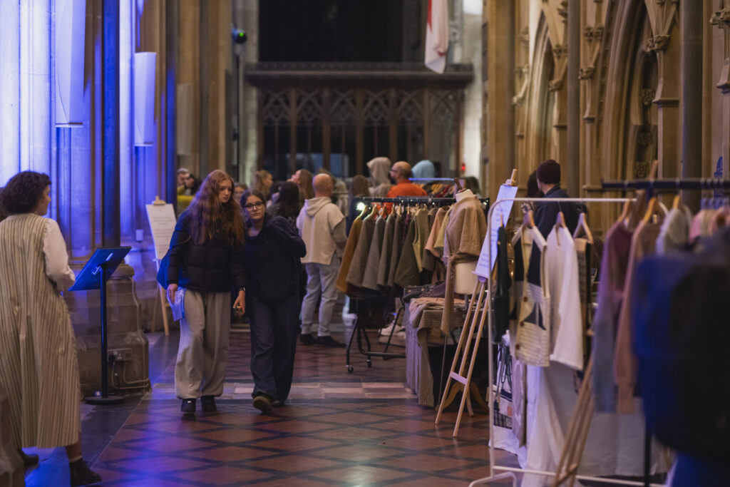 Sustainable Fashion Week at Bristol Cathedral with performances by the Oak Choir, 6 November 2024.Photo by Adam Gasson / Bristol Cathedral